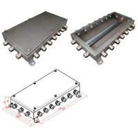 КМ IP66-2040, нержавейка. Коробка монтажная электротехническая. Гефест