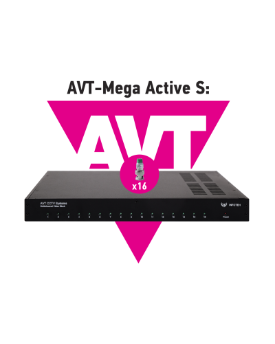 AVT-Mega Active S. 16-ти канальный комплект для передачи AHD/CVI/TVI 5Mp/4Mp/1080p. Инфотех в Балаково