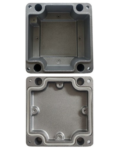 МКС Мороз, глухая, IP66/IP68, серый. Коробка коммутационная металлическая. Магнито-Контакт в Балаково