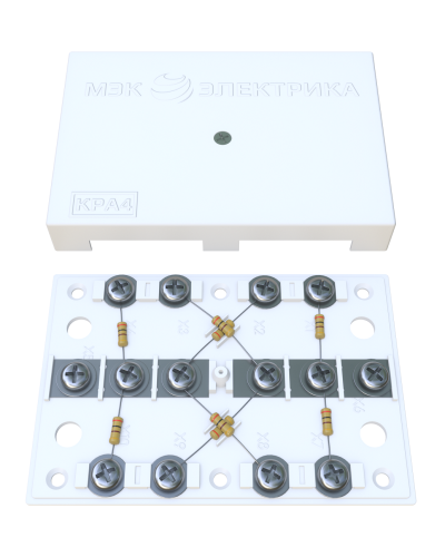 KRA-4 300 Om white (MEC42103). Коробка на 4 абонента. МЭК-Электрика в Балаково