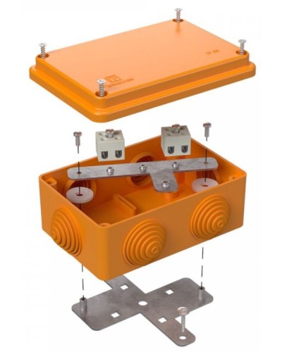 Коробка огнестойкая 120х80х50 (40-0340-FR1.5-4). Коробка огнестойкая для открытой установки. Промрукав в Балаково