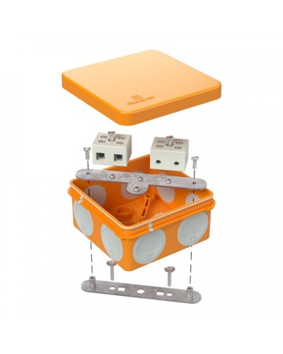 Коробка огнестойкая 80х80х40 (60-0210-FR10.0-4). Коробка огнестойкая для открытой установки. Промрукав в Балаково