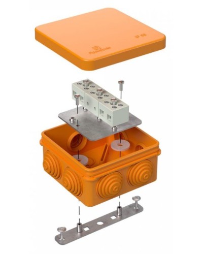 Коробка огнестойкая 80х80х40 (40-0210-FR1.5-6). Коробка огнестойкая для открытой установки. Промрукав в Балаково