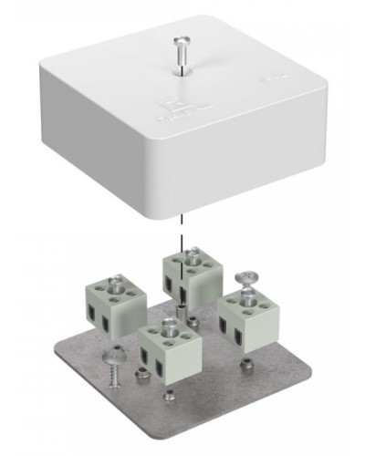 Коробка огнестойкая 75х75х30 (40-0450-FR1.5-8). Коробка огнестойкая для открытой установки. Промрукав в Балаково