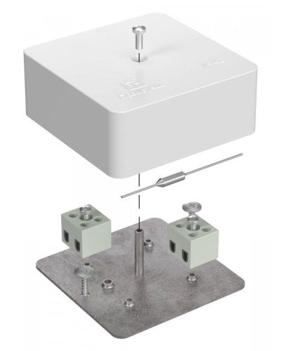 Коробка огнестойкая 75х75х30 (40-0450-FR1.5-4-П). Коробка огнестойкая для открытой установки. Промрукав в Балаково