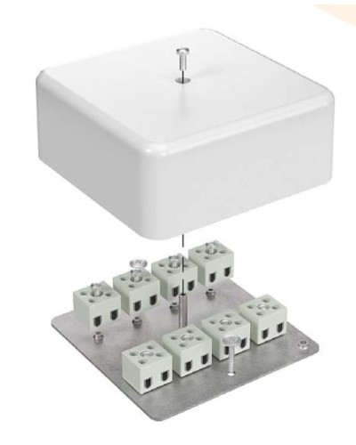 Коробка огнестойкая 103х103х45 для кабель-канала (40-0470-FR10.0-6). Коробка огнестойкая для кабель-канала. Промрукав в Балаково