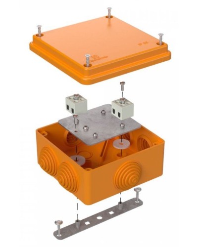 Коробка огнестойкая 100х100х50 (40-0300-FR1.5-4). Коробка огнестойкая для открытой установки. Промрукав в Балаково