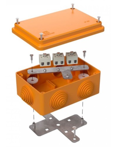 Коробка огнестойкая 120х80х50 (40-0340-FR1.5-6). Коробка огнестойкая для открытой установки. Промрукав в Балаково